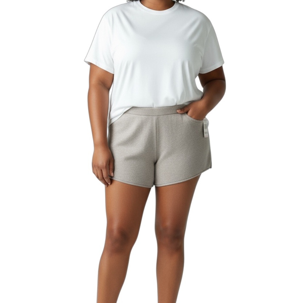Women’s Wild Fable Gray High Waisted Athletic Shorts Size 2X